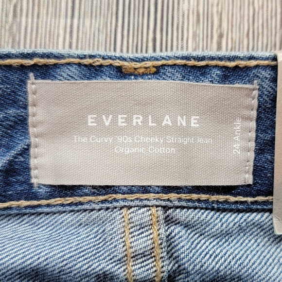 Everlane NWT The Curvy 90s Cheeky Straight Ankle Jeans - Picture 6 of 12
